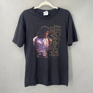 Hanes Black Graphic Tee